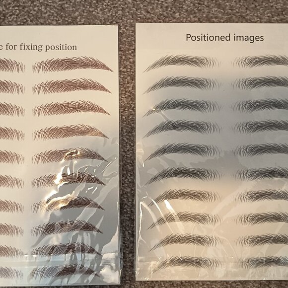 LOT OF 310 EYEBROW TATTOOS - Picture 2 of 4